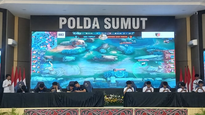 Polda Sumut menggelar Kapolda Cup e-Sport 2026.