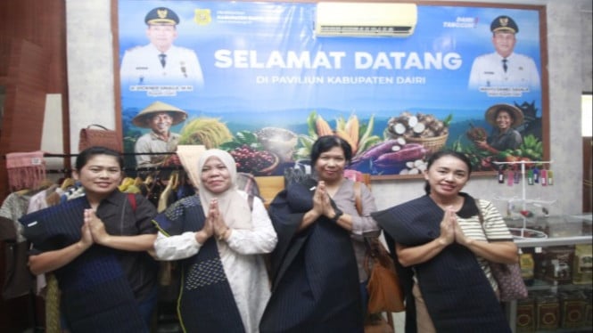 Pelaku UMKM dari wilayah lingkar tambang PT DPM studi banding ke PRSU 2026.