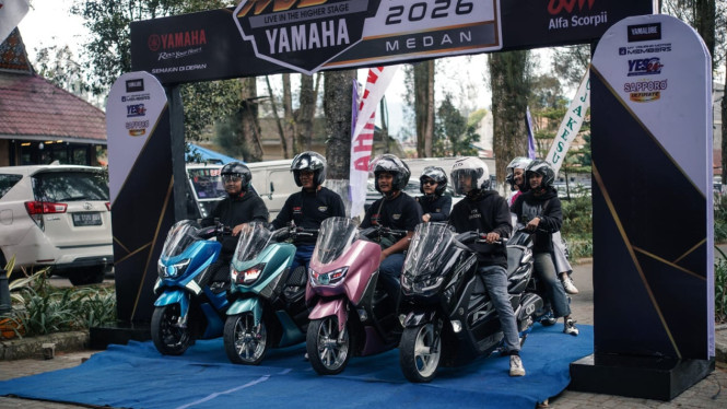 Peserta MaXi Yamaha Day Sumut.