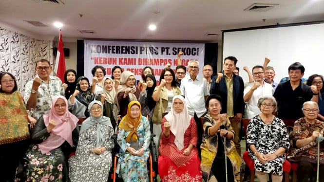 Para pensiunan PTP III yang tergabung dalam PT Sekoci.