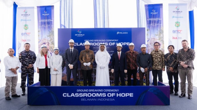 MoU dan peletakan batu pertama pembangunan gedung SMP baru di Belawan kolaborasi BNCT dan mitra strategis.