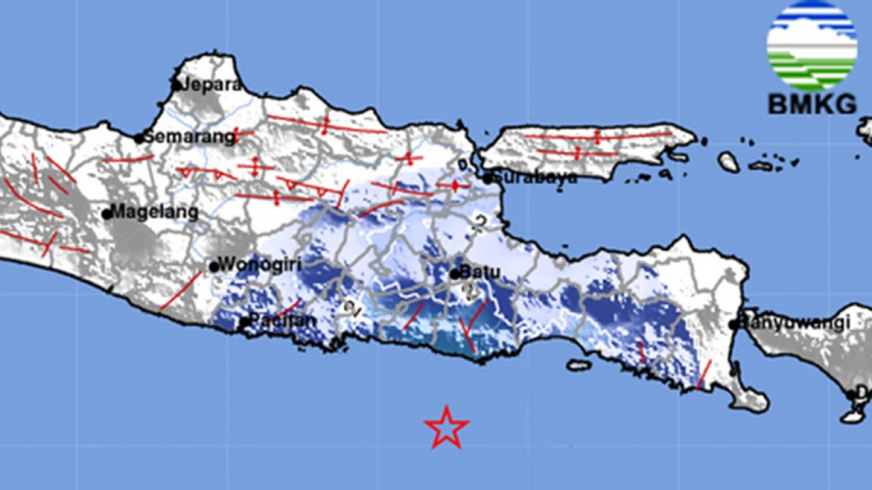 Foto Gempa Magnitudo Guncang Kabupaten Malang Dan Sekitarnya