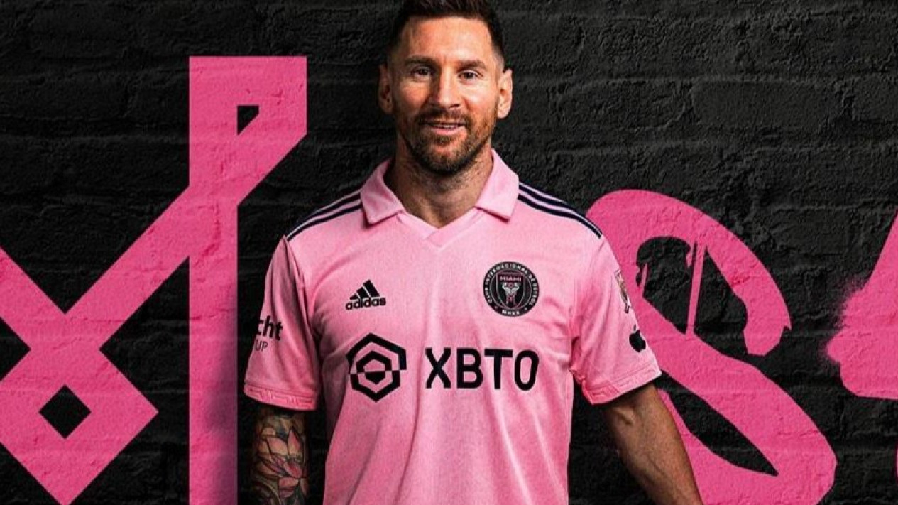 Foto Lionel Messi Resmi Gabung Inter Miami, Mulai Debut Di MLS Pekan Depan