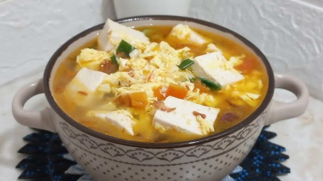 Resep Sup Tahu Telur Tomat.