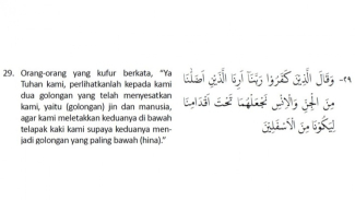 Surah Fushshilat ayat 29 Surah Fushshilat ayat 29
