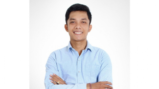 Yoga Pratama pengagasa aplikasi Fish Go. Yoga Pratama pengagasa aplikasi Fish Go.