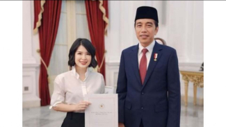 Grace Natalie bersama Presiden Joko Widodo. Grace Natalie bersama Presiden Joko Widodo.
