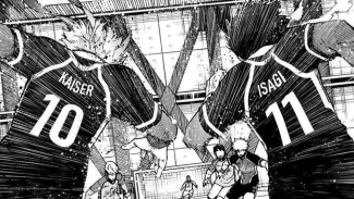 Kerjasama Kaiser dan Isagi di Blue Lock Neo Egoist. Kerjasama Kaiser dan Isagi di Blue Lock Neo Egoist.