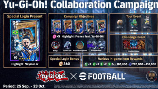Kolaborasi eFootball x Yu-Gi-Oh Hadirkan Kartu Neymar Jr Versi Dark Magician!