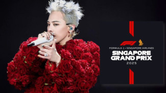 Balapan, Beat, dan 65.000 Sorak, G-Dragon Kuasai Malam F1Singapore Grand Prix