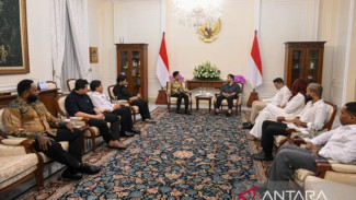 Bahas Bantuan Banjir, Raffi Ahmad dan Pekerja Seni Temui Wapres