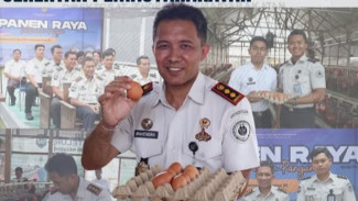 Warga Binaan Rutan Negara Salurkan Bantuan Telur bagi Korban Bencana