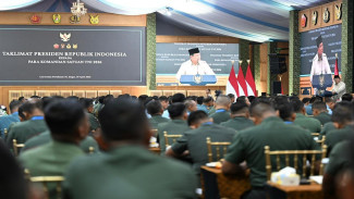 Dansat TNI diberi Taklimat oleh Presiden RI Prabowo Subianto Perkuat Solidaritas Antar Matra