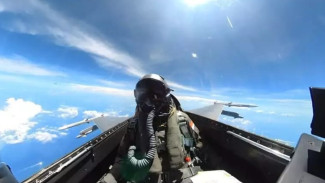 KSAU Lakukan Patroli Udara Kerahkan Pesawat F-16 Fighting Falcon Perkuat Pengamanan Perbatasan