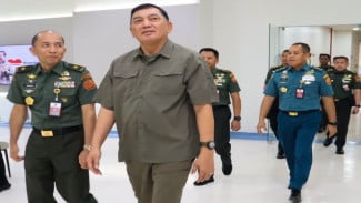 Menhan Tinjau Fasilitas Farmasi RSPPN Dorong Peningkatan Layanan