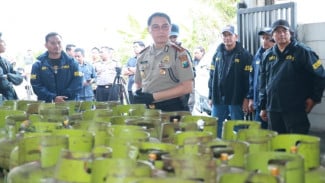 Polri Bongkar Sindikat Gas LPG Bersubsidi Oplosan di Sidoarjo