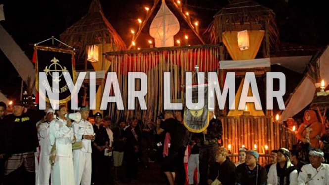 Festival Nyiar Lumar di Astana Gede Kawali, Ciamis Jawa Barat.