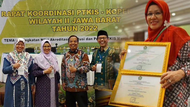 IAID Ciamis menerima penghargaan PTKIS-Kopertasi Jawa Barat II.