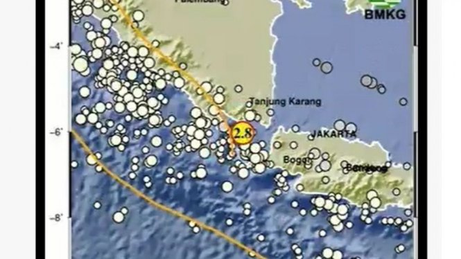 Gempa Lampung Selatan.