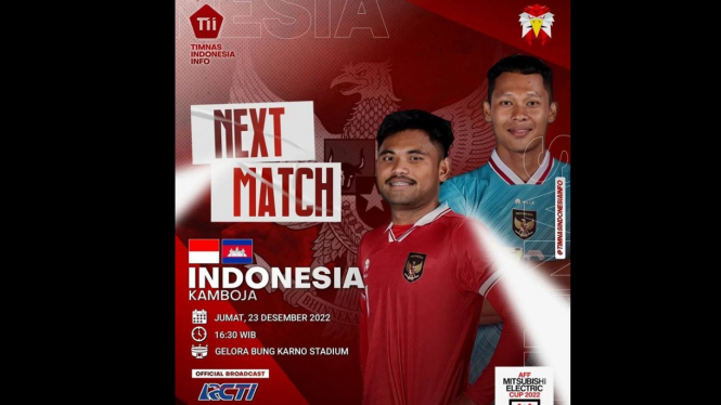 Timnas Indonesia vs Kamboja.