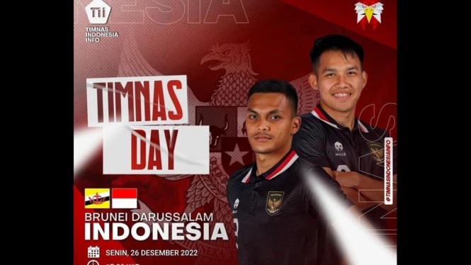 Timnas Indonesia vs Brunei Darussalam.