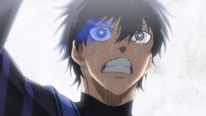Isagi Yoichi karakter utama Manga Blue Lock.