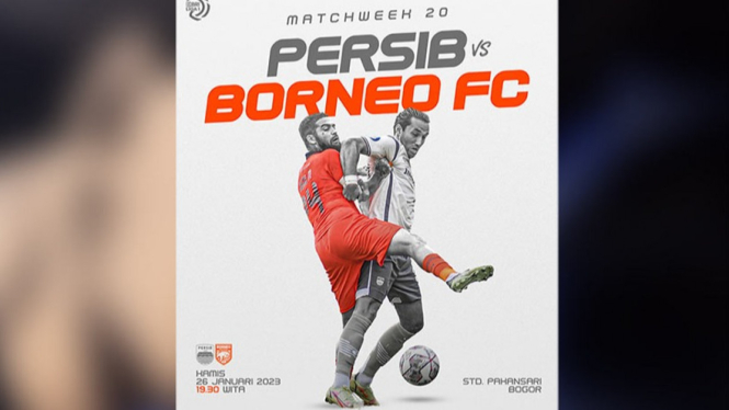 Persib Bandung vs Borneo FC.