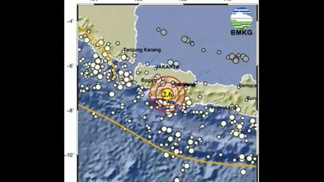 BMKG ShakeMap: Gempa Terkini Bandung.
