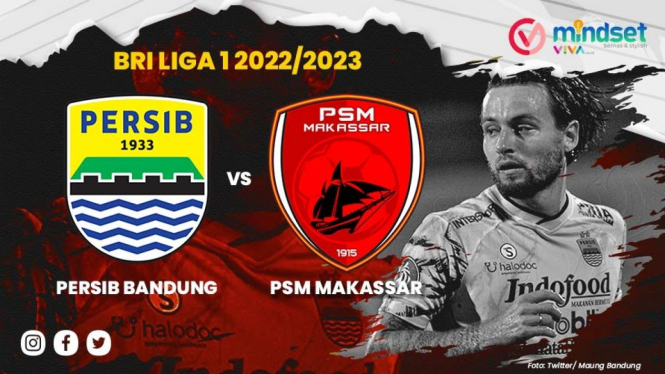 Link Live Streaming Persib vs PSM Makassar, Selasa (14/2/2023)