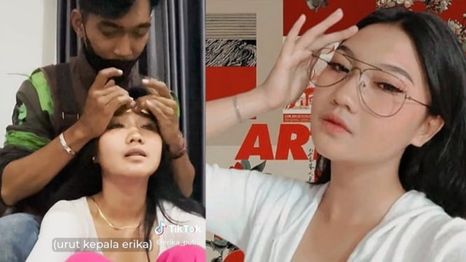 Profil Erika Putri, Seleb Tiktok yang viral karena video prank ojol.