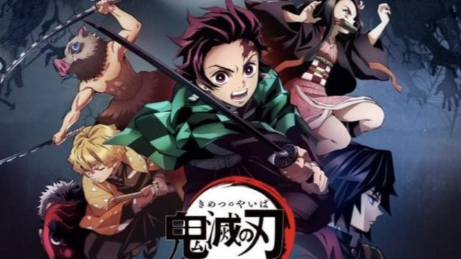 Poster Demon Slayer 'Kimetsu No Yaiba' Season 3.
