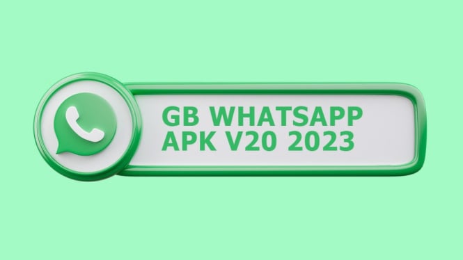 Ilustrasi GB WhatsApp Apk V.20 terbaru 2023.