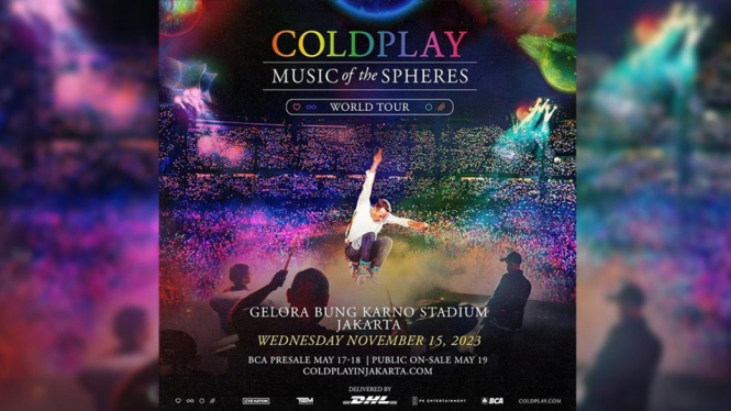 Tips ampuh menang War Tiket Konser Coldplay di Jakarta.