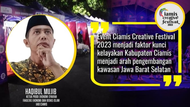 Haqibul Mujib - Ciamis Creative Festival (CCF) 2023.