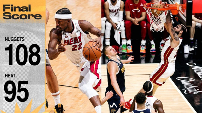 Hasil Pertandingan Final NBA: Denver Nuggets, vs Miami Heat.