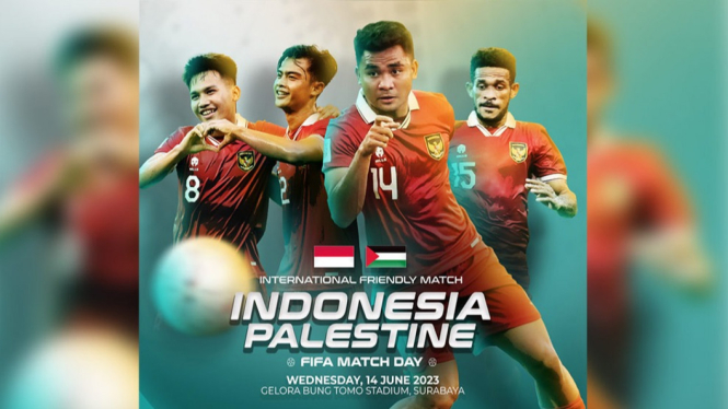 Pertandingan Timnas Indonesia vs Palestina FIFA Matchday 2023.