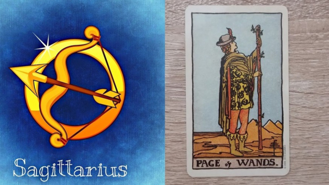 Zodiak Sagitarius dan Kartu Tarot Page of Wands