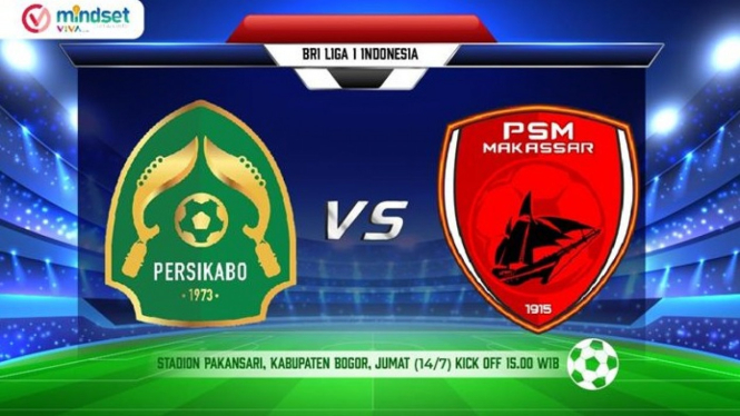 Link Live Streaming Persikabo 1973 vs PSM Makassar.