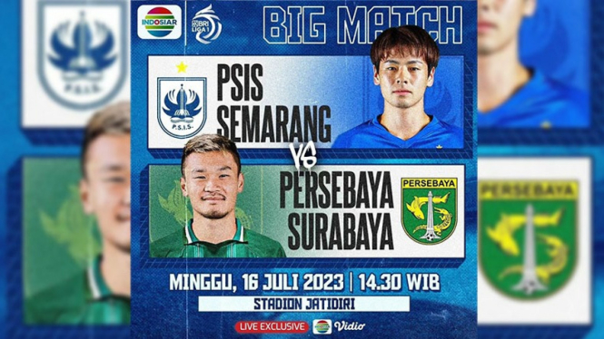 PSIS vs Persebaya Live Streaming Vidio, Pertandingan BRI Liga 1.