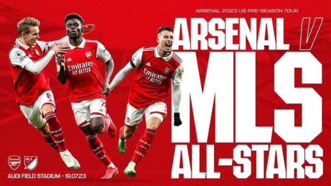 Link Live Streaming MLS All Stars vs Arsenal Hari Ini.