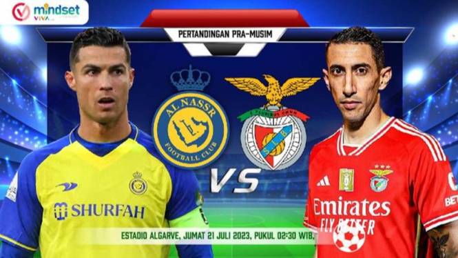 Prediksi Al Nassr vs Benfica, Ronaldo dan Brozovic Bakal Jadi Starter.