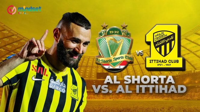 Prediksi Al Shorta vs Al Ittihad, Karim Benzema Bakal Jadi Starter.