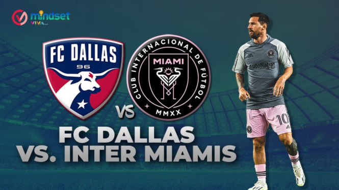 Ilustrasi FC Dallas vs Inter Miami.