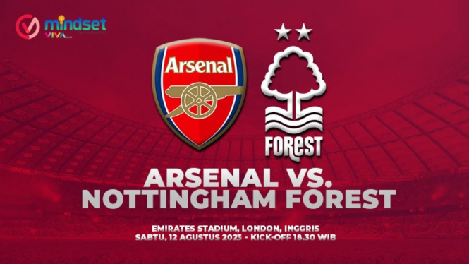 Prediksi Arsenal vs Nottingham Forest - Premier League.