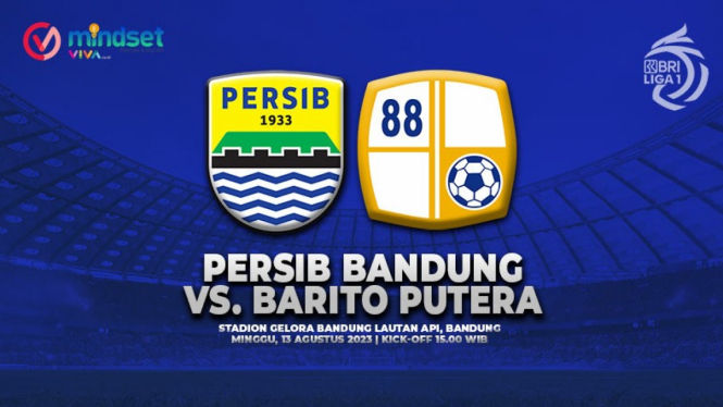 Live Streaming Persib vs Barito Putera hari ini.