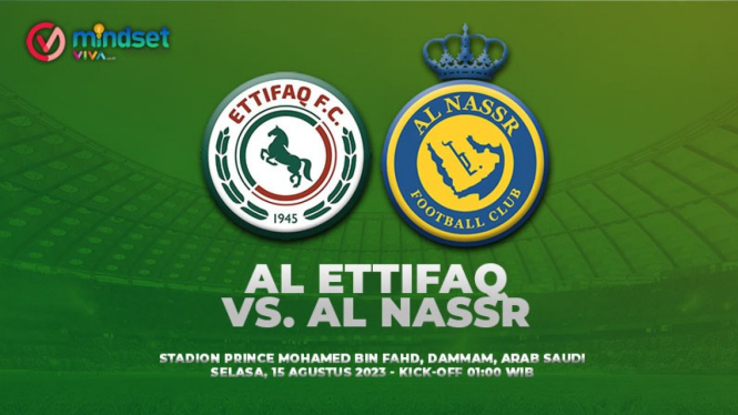 Prediksi Al Ettifaq vs Al Nassr, Pertandingan Liga Pro Saudi.