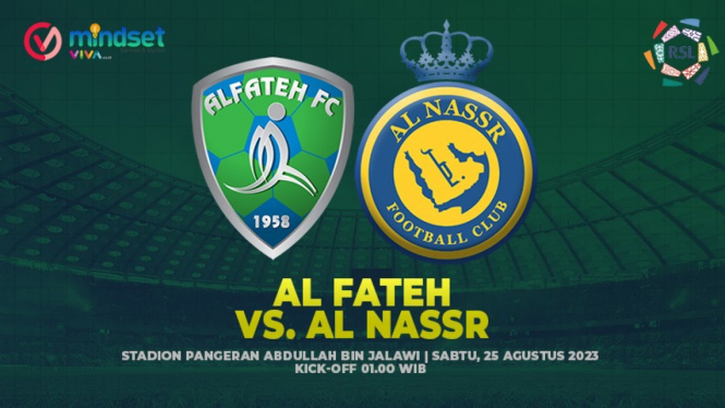 Jadwal Al Fateh vs Al Nassr : Prediksi Skor, Link Live Streaming.