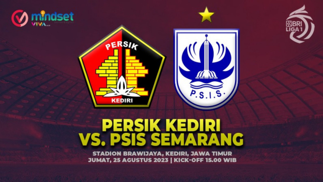 Live Streaming Persik Kediri vs PSIS Semarang, Jumat (25/8).