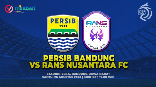 Live Streaming Persib vs RANS Nusantara FC, Sabtu (26/8).