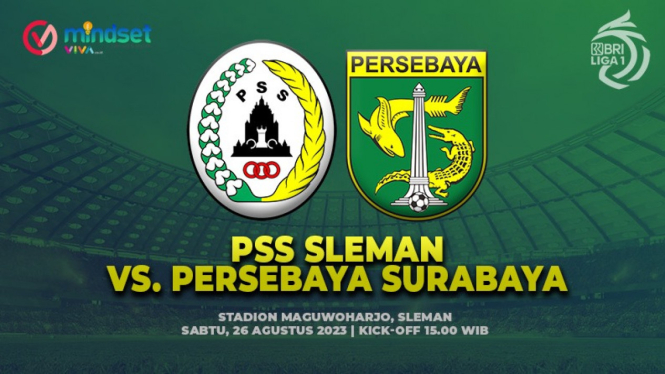 Live Streaming PSS Sleman vs Persebaya, Sabtu (26/8/2023).